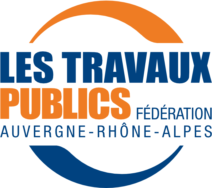 Les travaux publics Auvergne-Rhône-Alpes logo